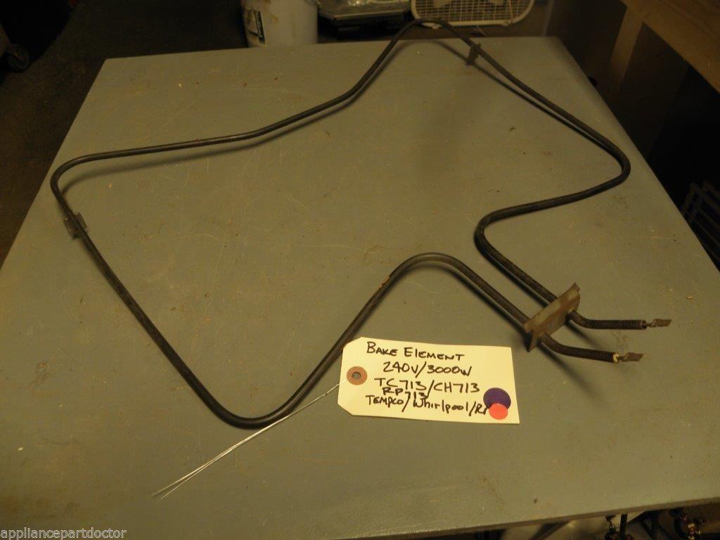 NOS Whirlpool stove Bake Element TC713 CH713 RP713 240v 3000w NOS Whirlpool stove Bake Element TC713 CH713 RP713 240v 3000w